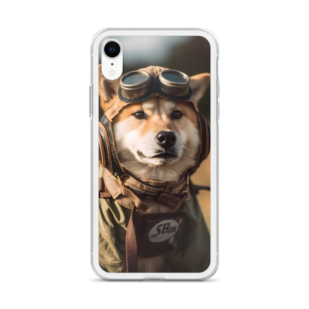 iPhone Case - Shiba Inu Pilot