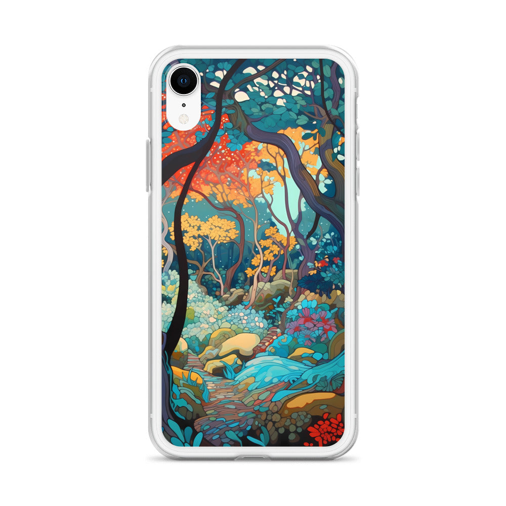 iPhone Case - Colorful Tree Landscape