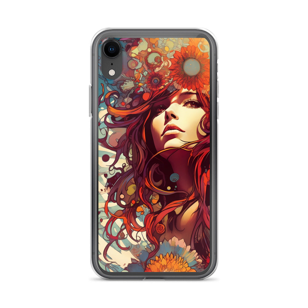 iPhone Case - Flower Immersed Woman