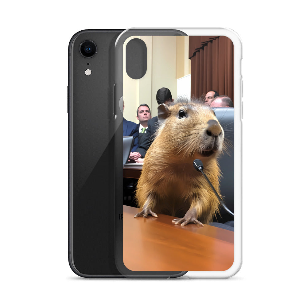 iPhone Case - Testifying Capybara