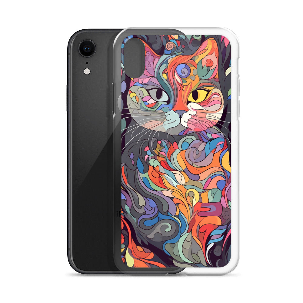 iPhone Case - Psychedelic Cat