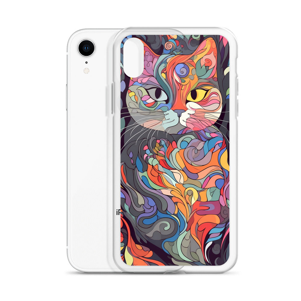 iPhone Case - Psychedelic Cat