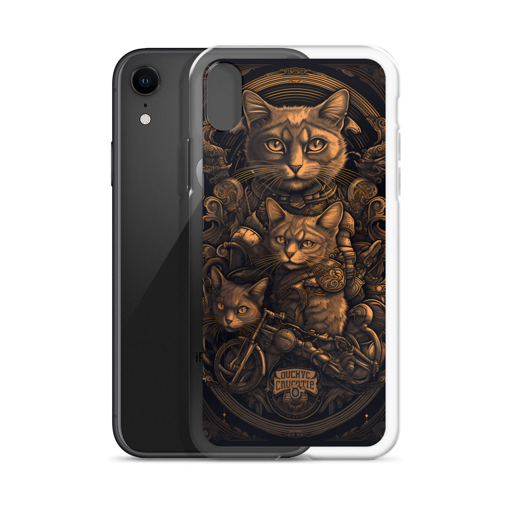iPhone Case - Dieselpunk Cat Print