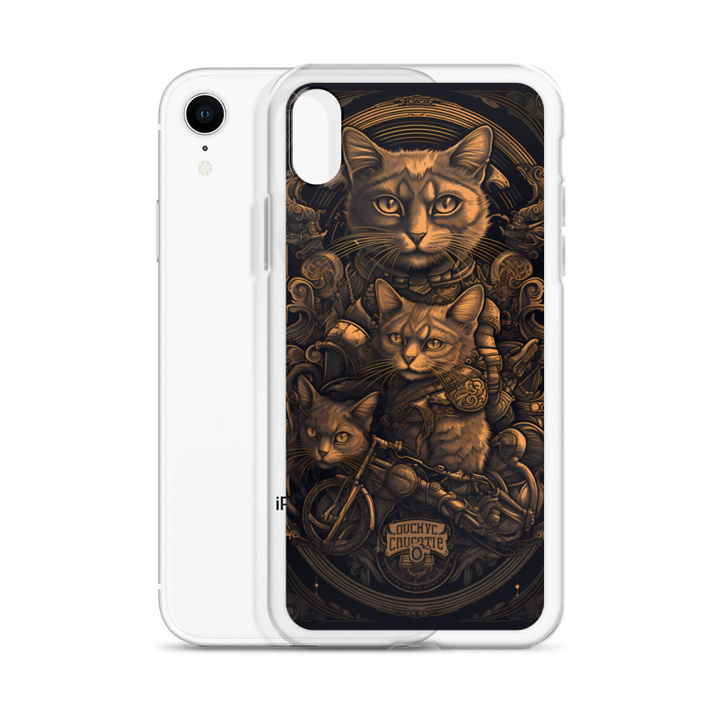 iPhone Case - Dieselpunk Cat Print