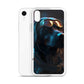 iPhone Case - Black Lab in Cyber City