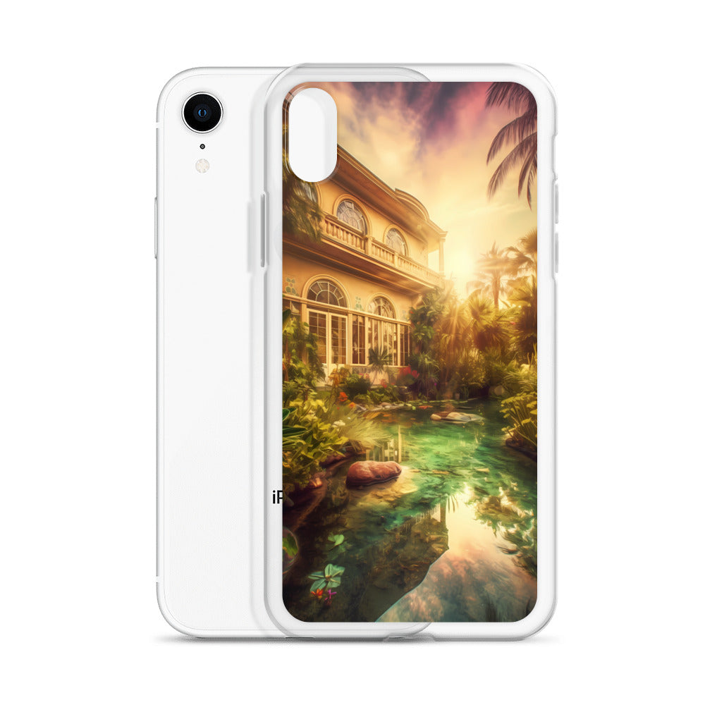 iPhone Case - Tropical Villa at Dusk