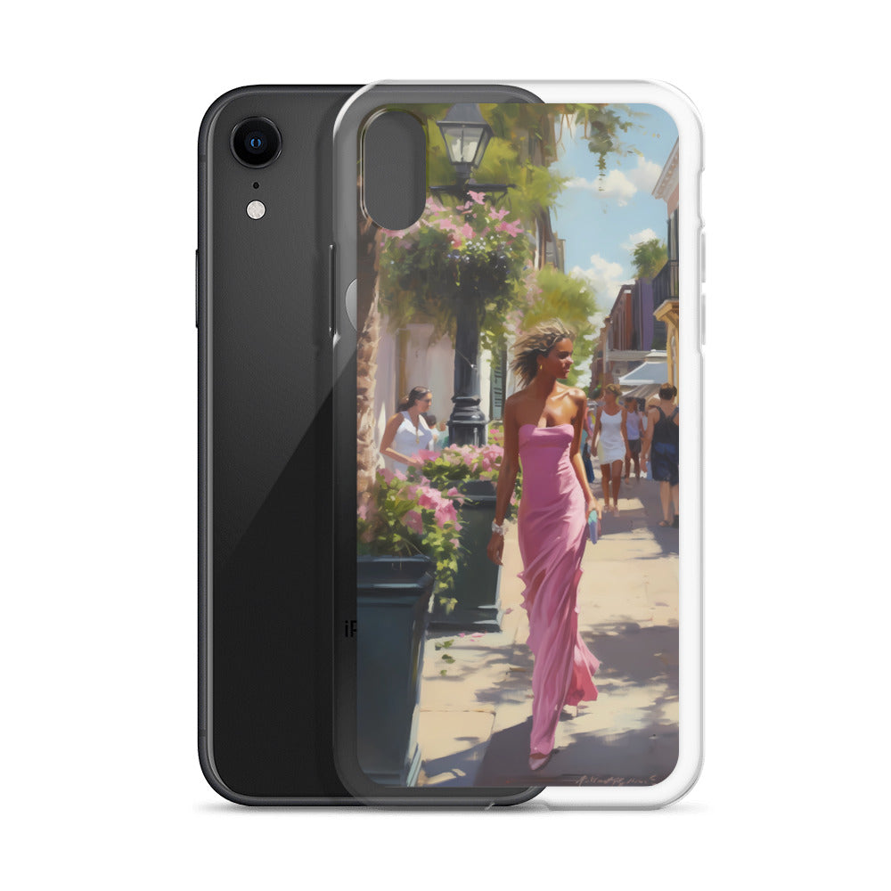 iPhone Case - Pink Lady in the City