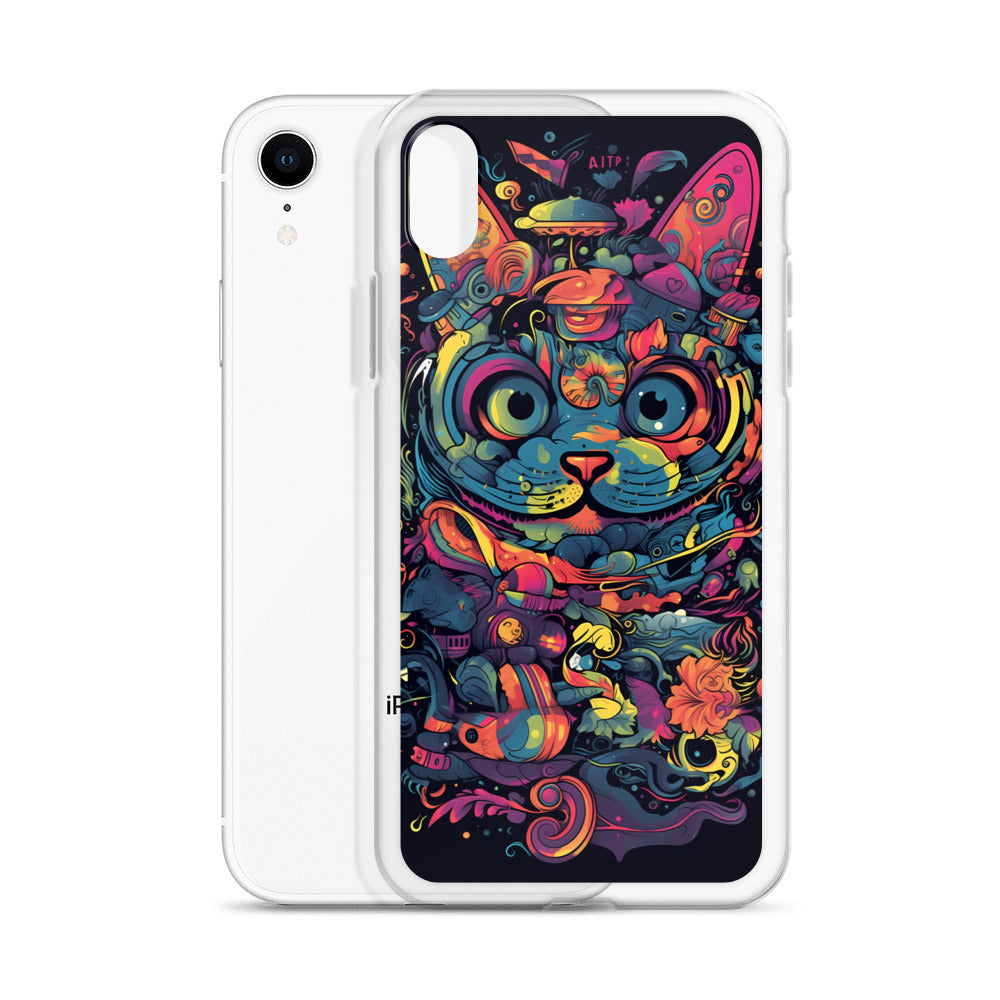 iPhone Case - Psychedelia Cat
