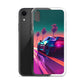 iPhone Case - Synthwave Sunset Sports Car