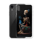iPhone Case - Dream Smoke Seated Skeleton
