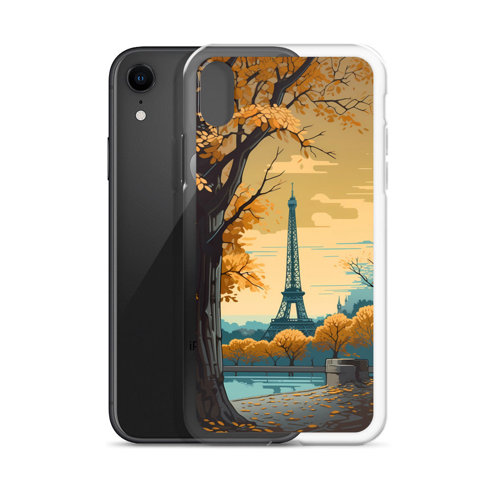 iPhone Case - Golden Eiffel Tower