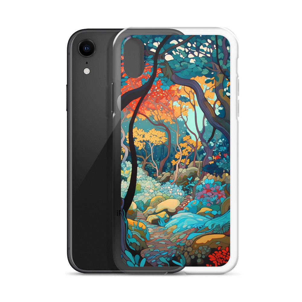 iPhone Case - Colorful Tree Landscape