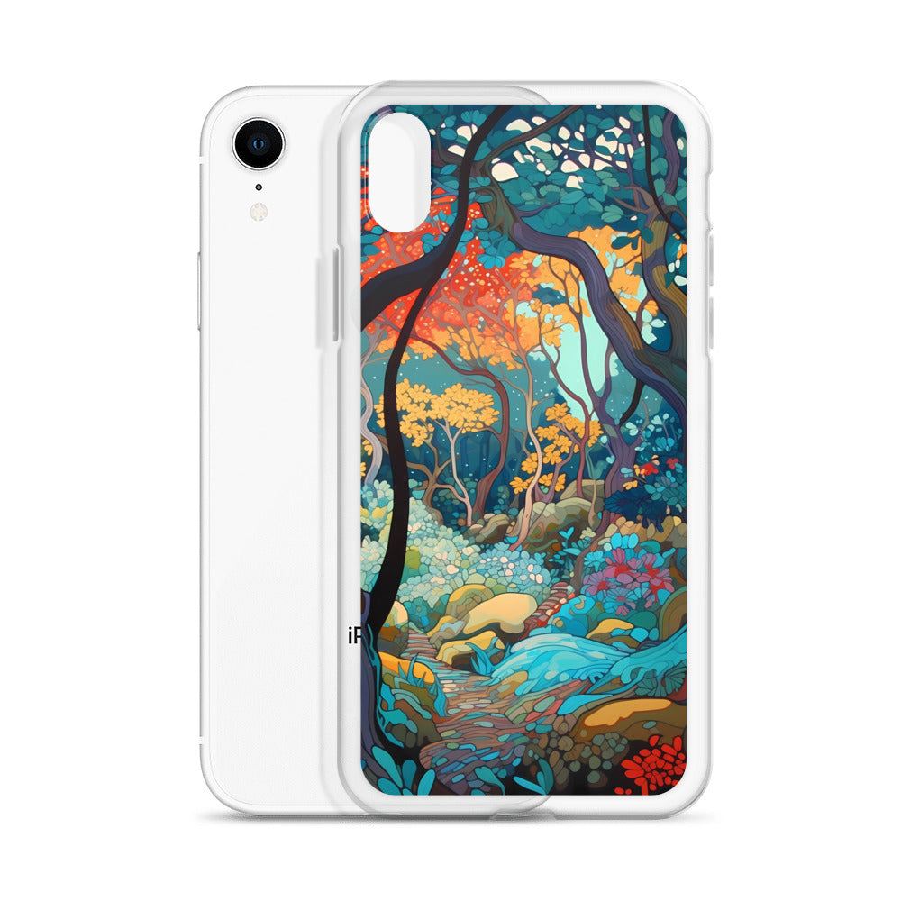 iPhone Case - Colorful Tree Landscape