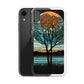 iPhone Case - Moon & Tree Stained Glass