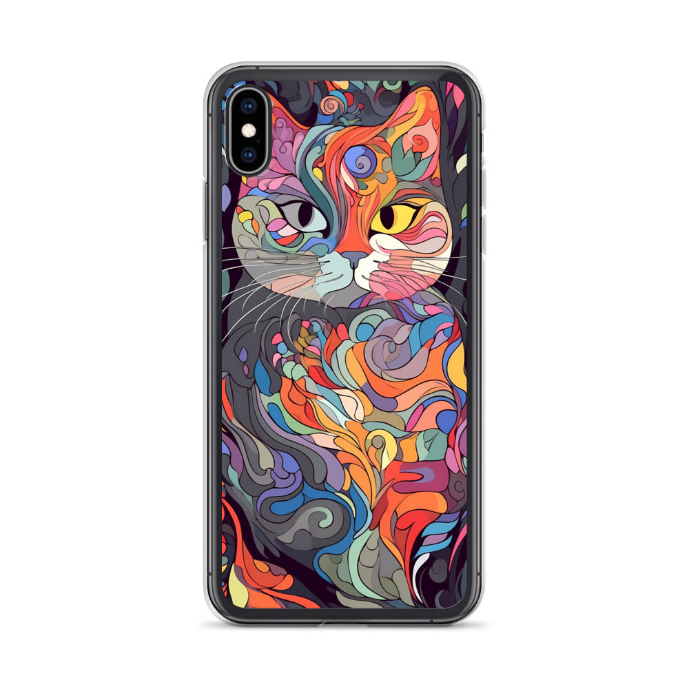 iPhone Case - Psychedelic Cat