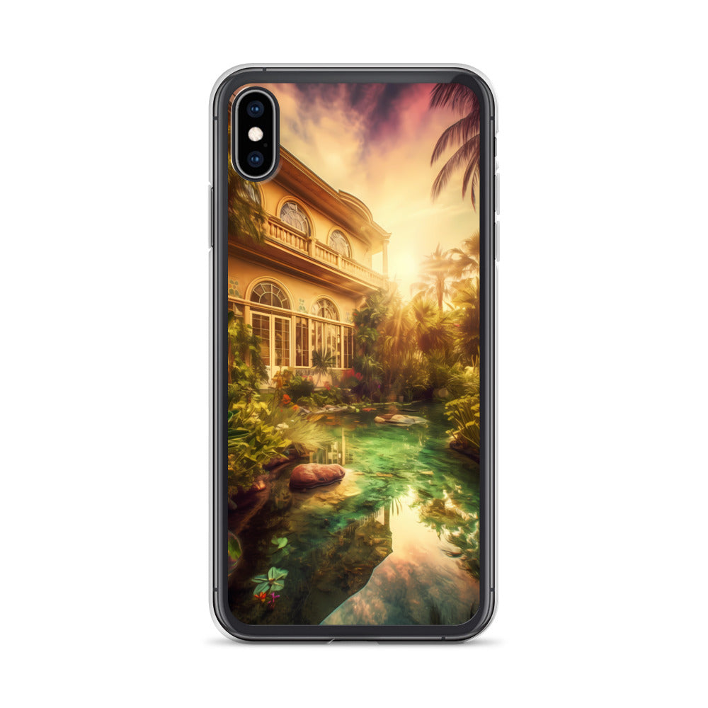 iPhone Case - Tropical Villa at Dusk
