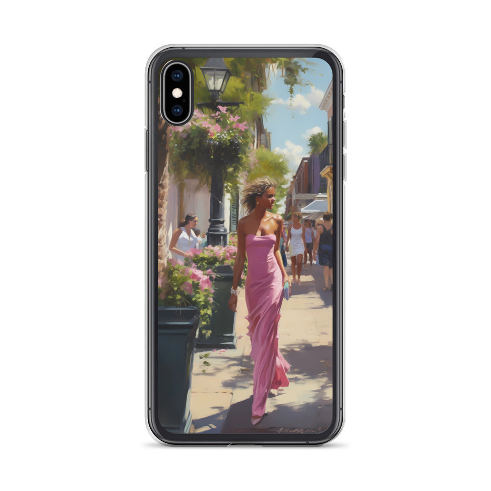 iPhone Case - Pink Lady in the City