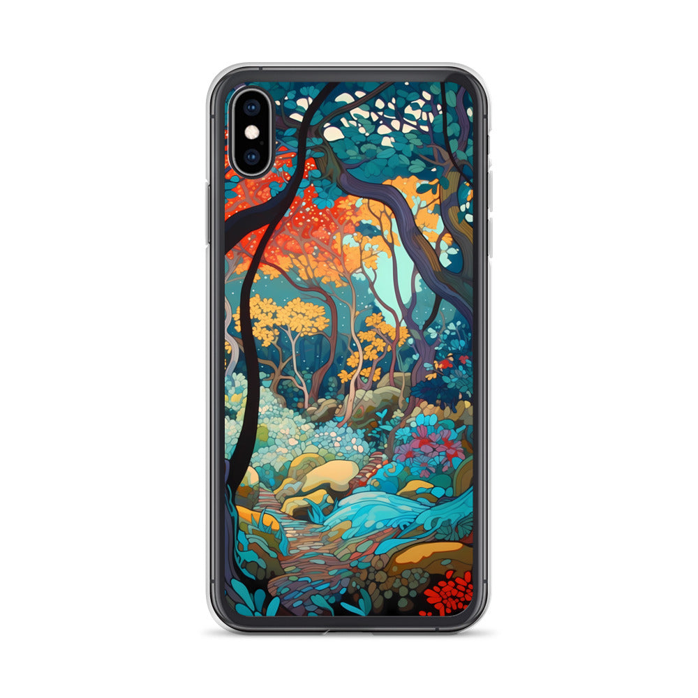 iPhone Case - Colorful Tree Landscape