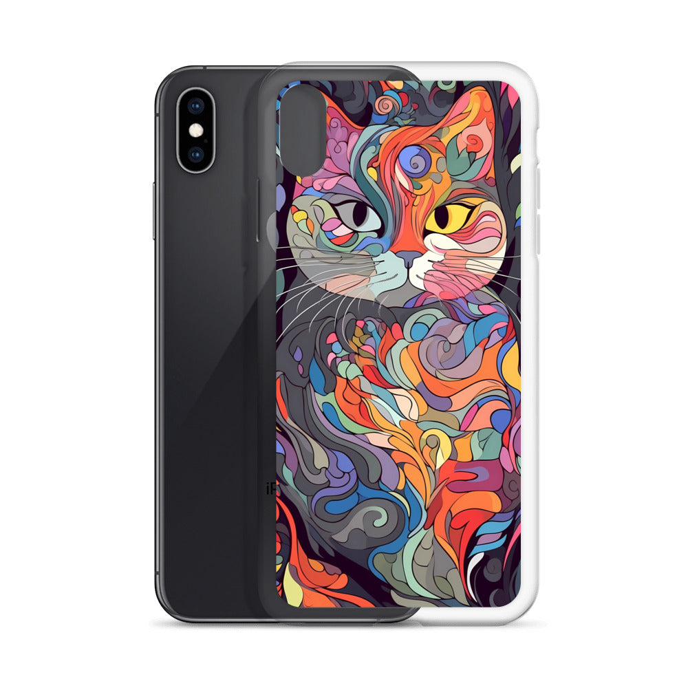 iPhone Case - Psychedelic Cat