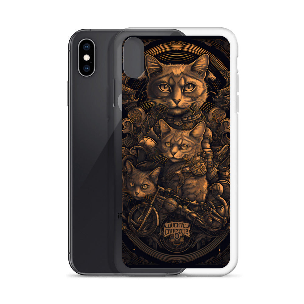 iPhone Case - Dieselpunk Cat Print