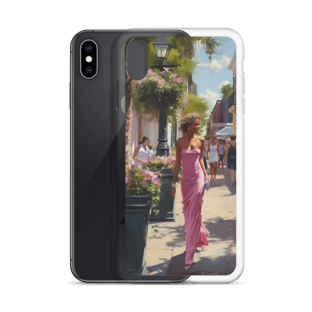 iPhone Case - Pink Lady in the City