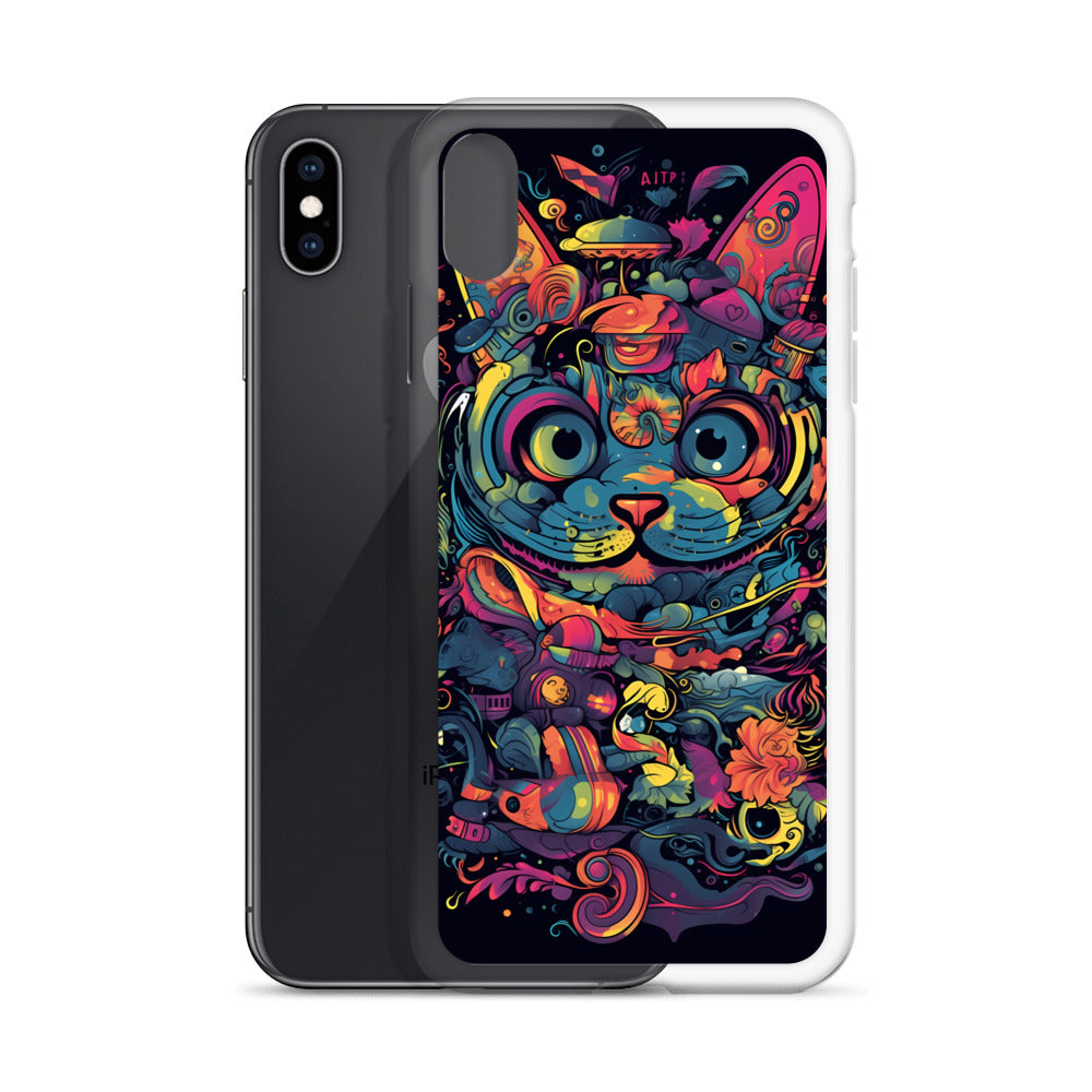 iPhone Case - Psychedelia Cat