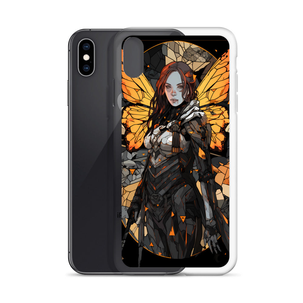 iPhone Case - Winged Woman Stained Glass