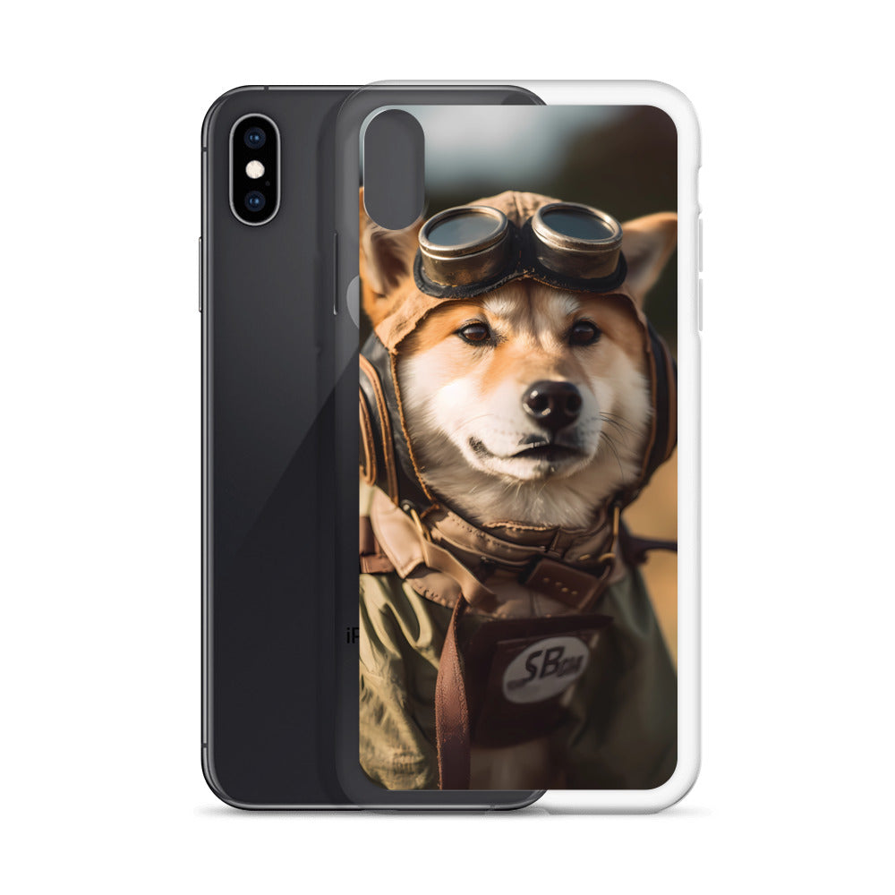 iPhone Case - Shiba Inu Pilot