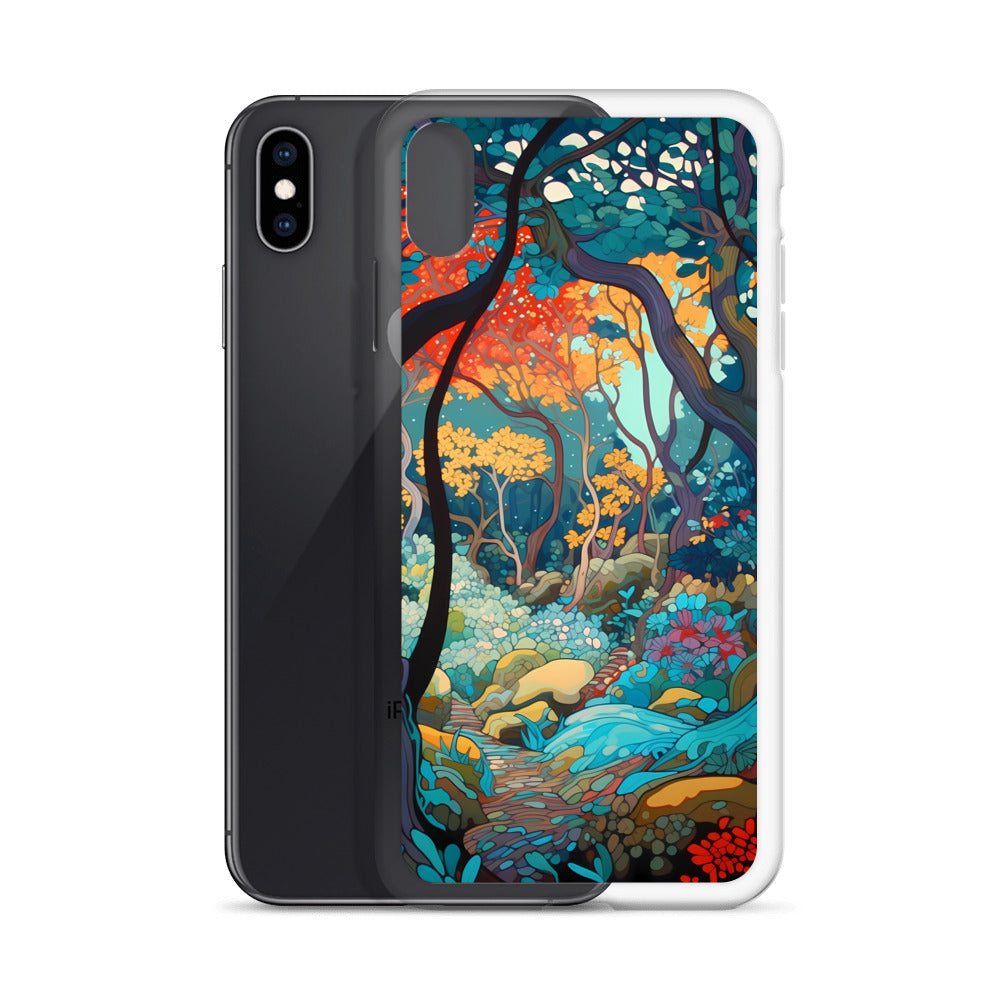 iPhone Case - Colorful Tree Landscape