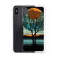 iPhone Case - Moon & Tree Stained Glass