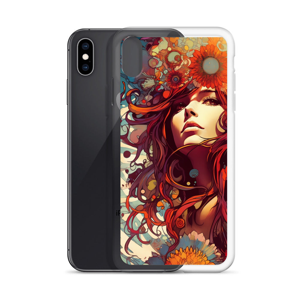 iPhone Case - Flower Immersed Woman
