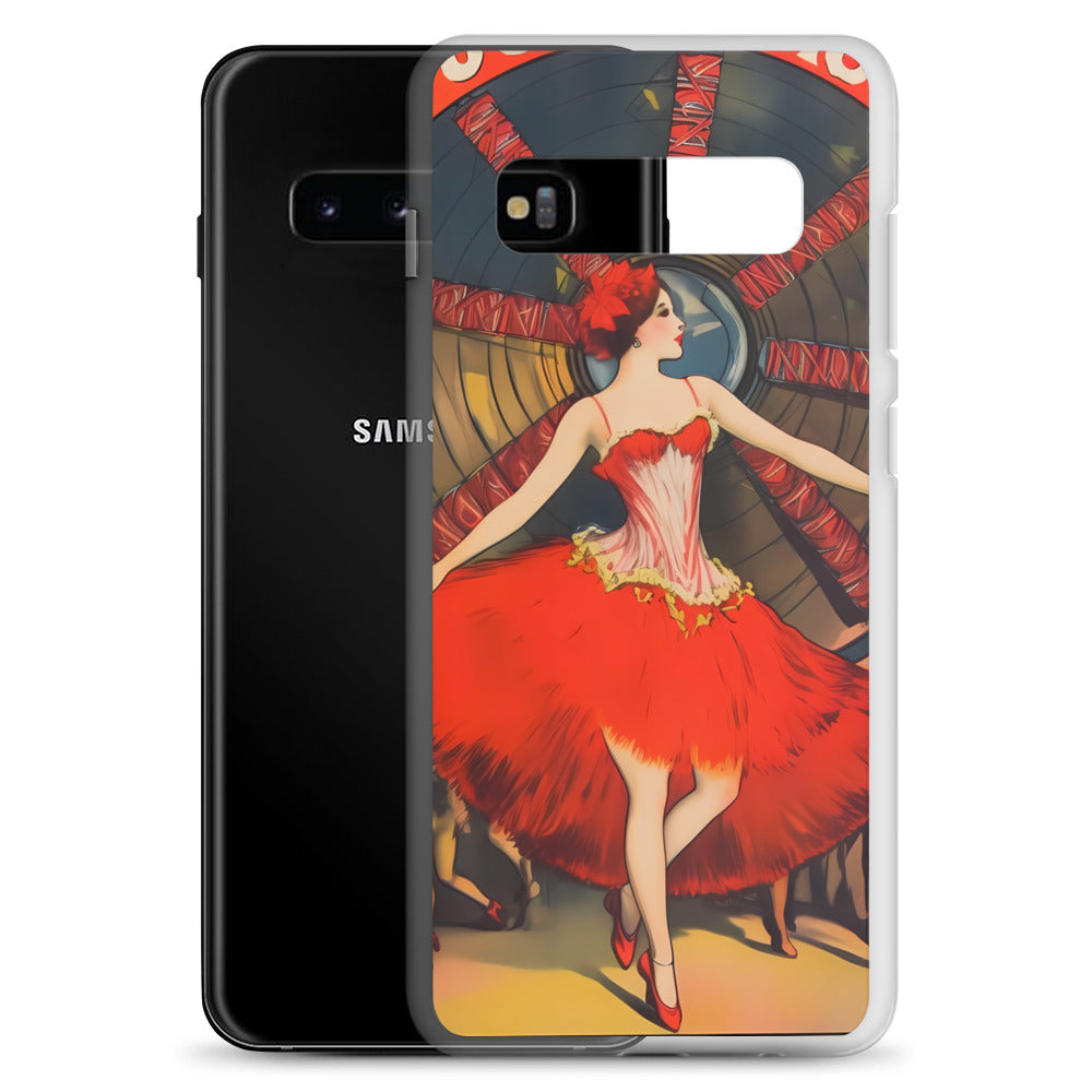 Samsung Case - Vintage Adverts - Moulin Rouge Dancer