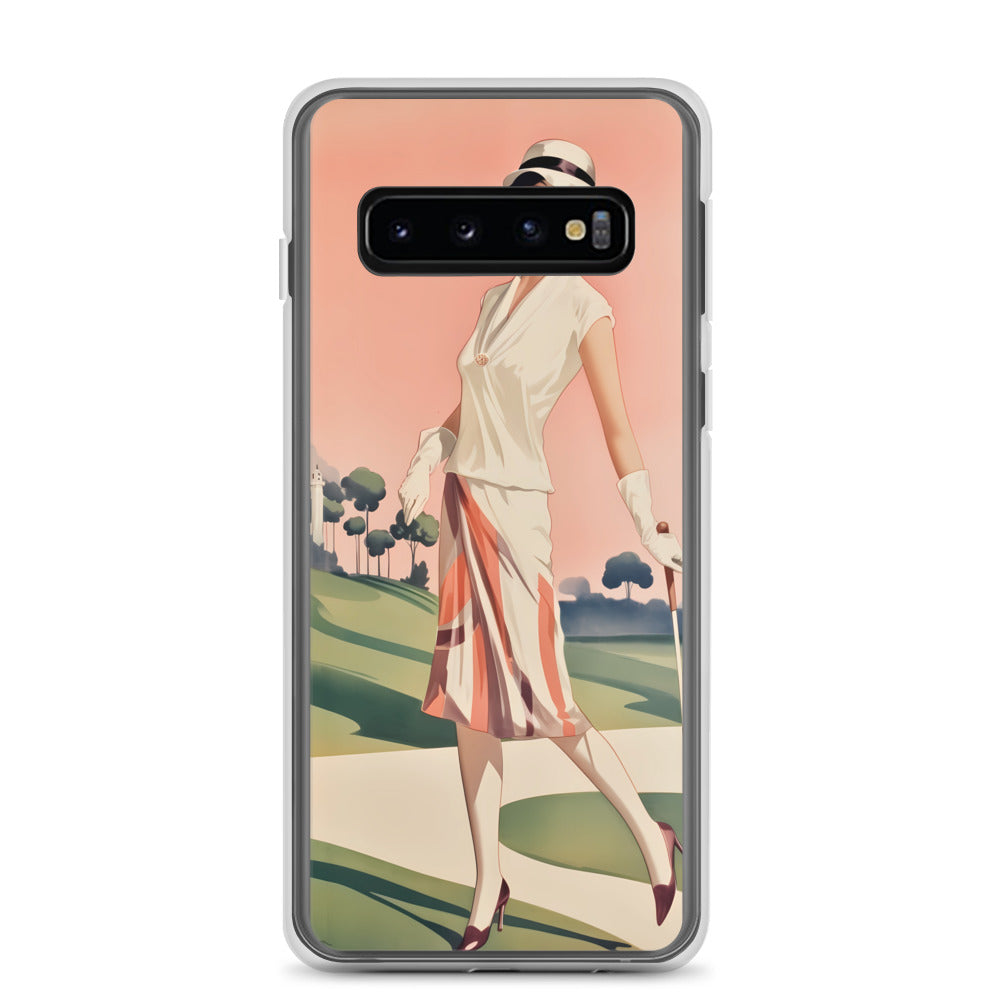 Samsung Case - Vintage Adverts - Golfing Woman
