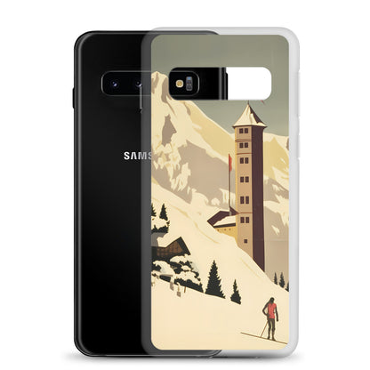 Samsung Case - Vintage Adverts - Ski Mountain