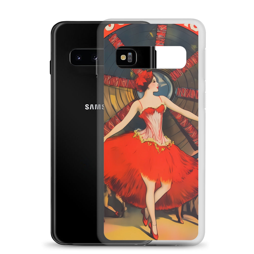 Samsung Case - Vintage Adverts - Moulin Rouge Dancer