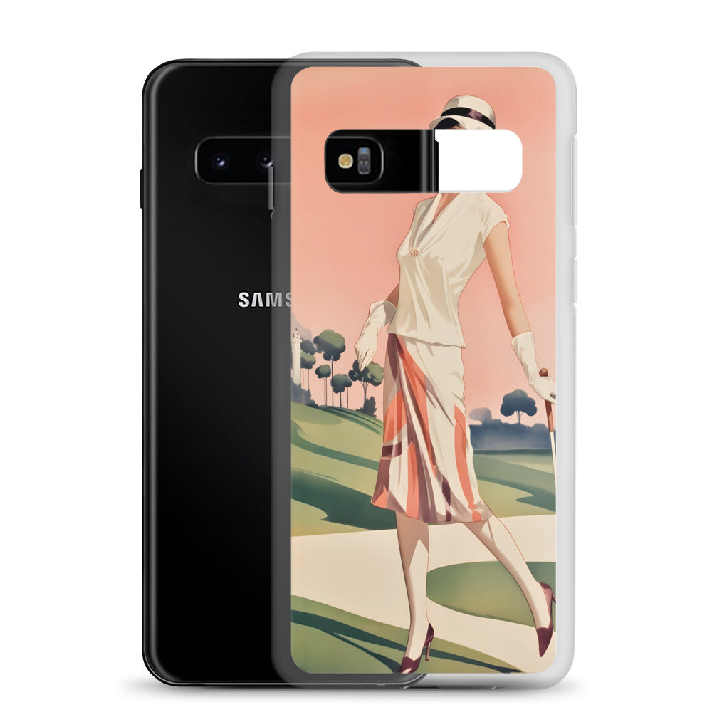 Samsung Case - Vintage Adverts - Golfing Woman