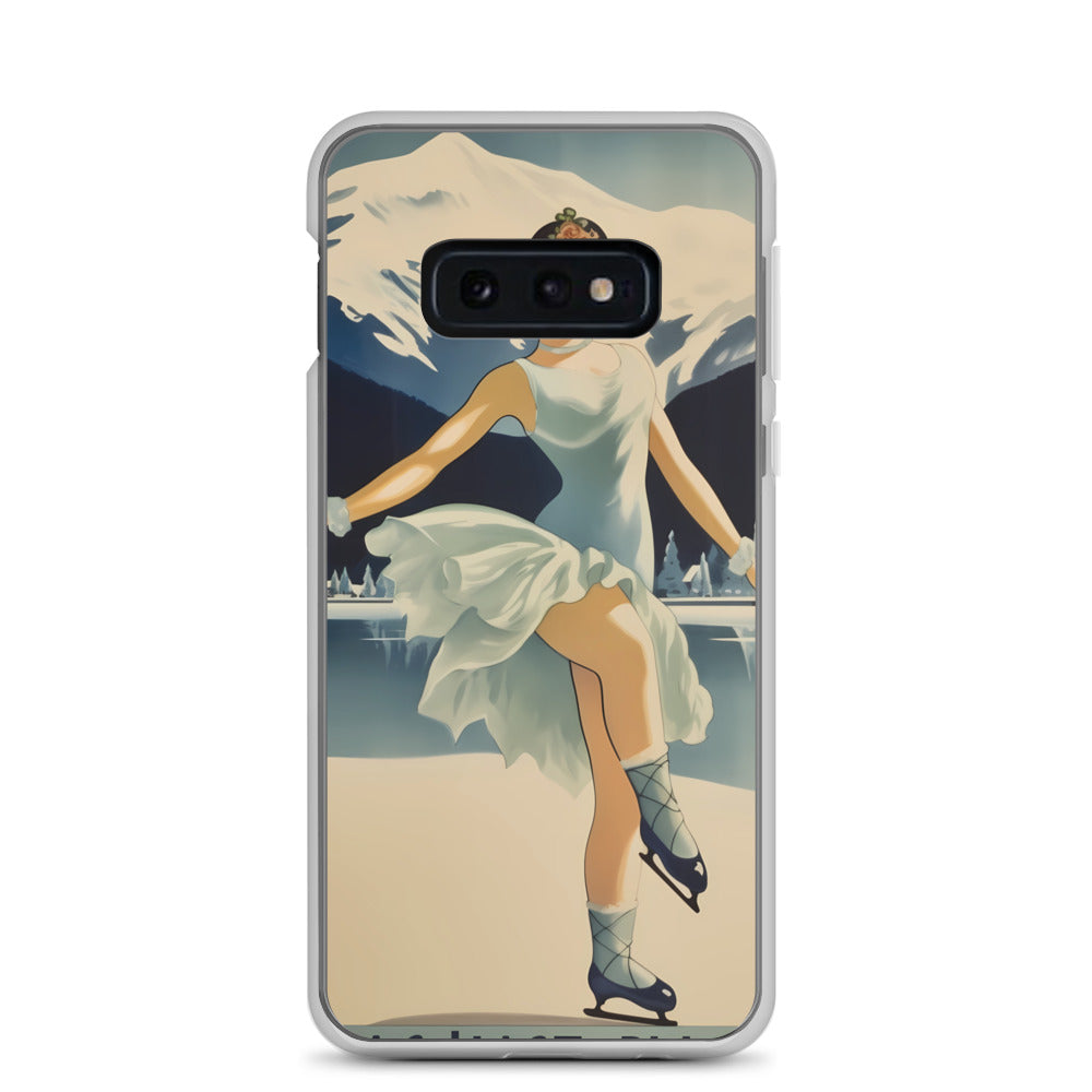 Samsung Case - Vintage Adverts - Lake Placid Skater