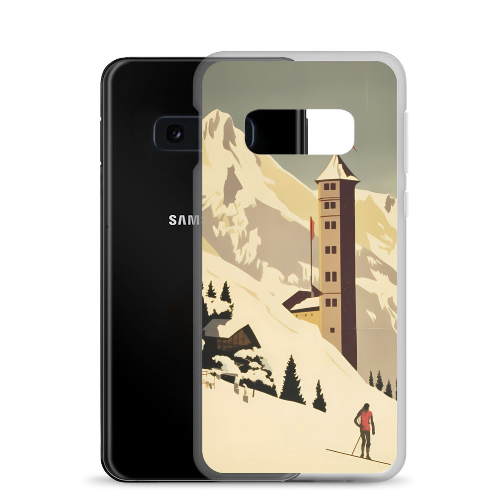 Samsung Case - Vintage Adverts - Ski Mountain