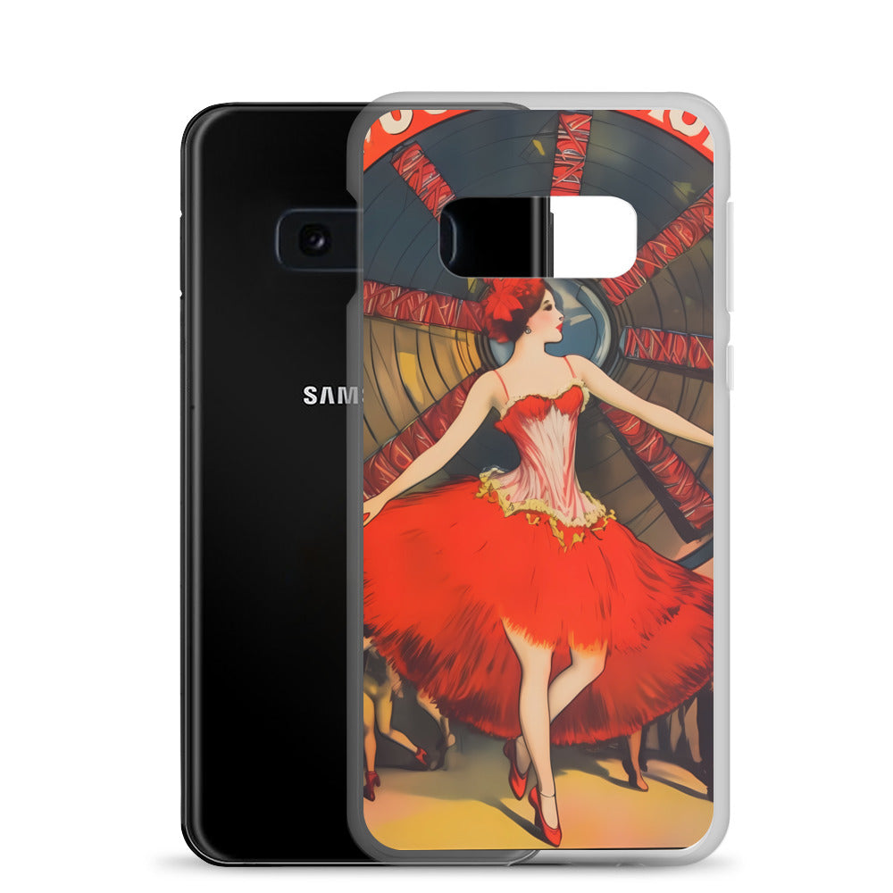 Samsung Case - Vintage Adverts - Moulin Rouge Dancer