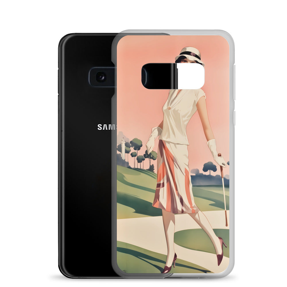 Samsung Case - Vintage Adverts - Golfing Woman