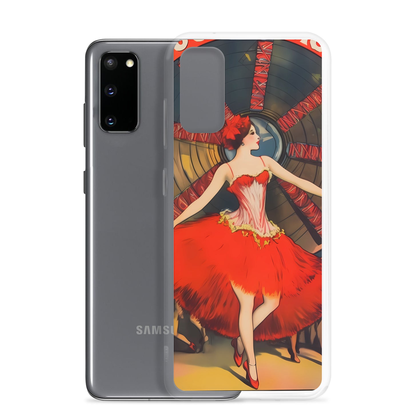 Samsung Case - Vintage Adverts - Moulin Rouge Dancer