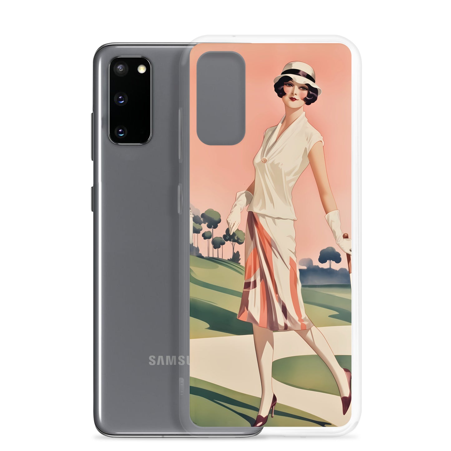 Samsung Case - Vintage Adverts - Golfing Woman