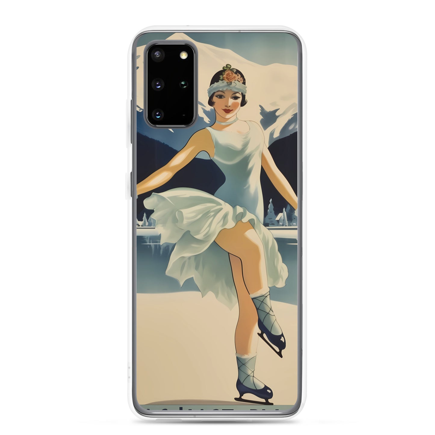 Samsung Case - Vintage Adverts - Lake Placid Skater