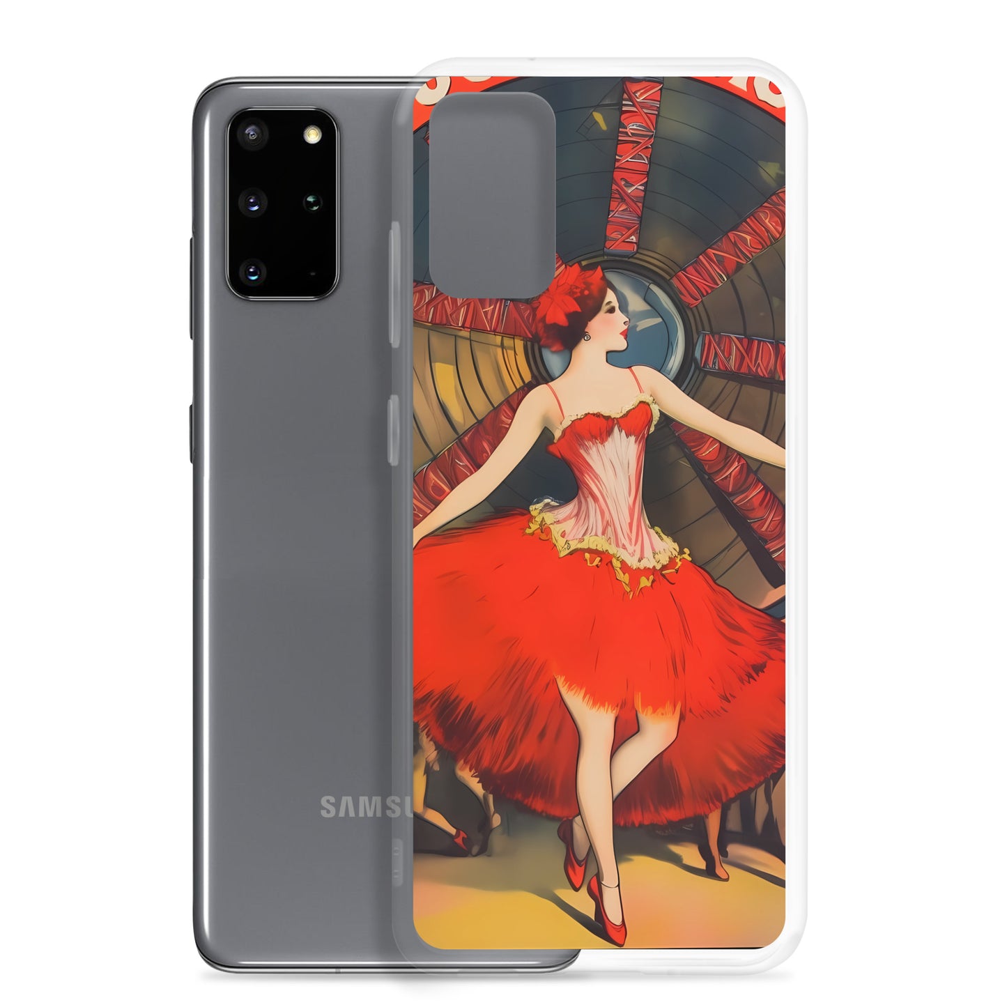 Samsung Case - Vintage Adverts - Moulin Rouge Dancer