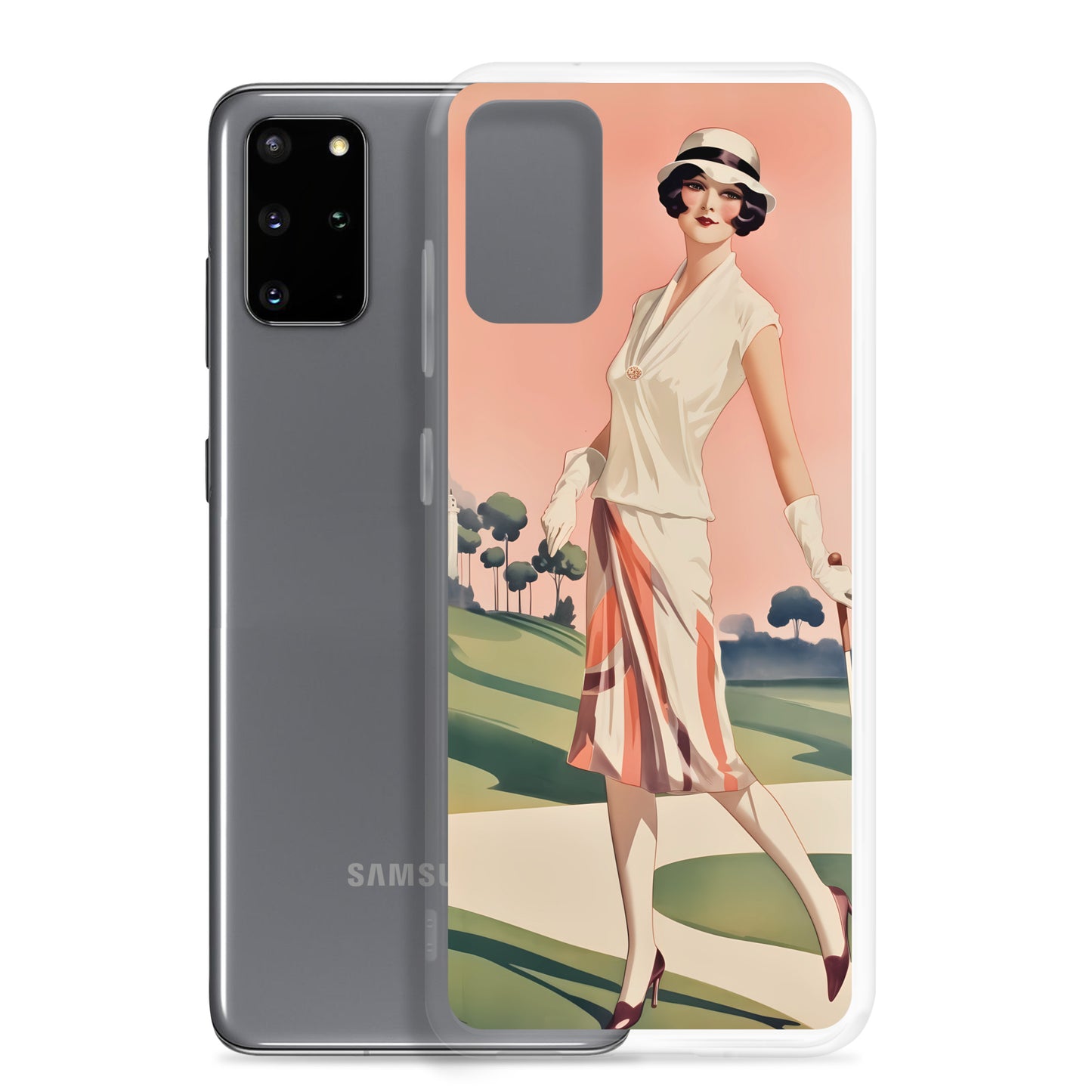 Samsung Case - Vintage Adverts - Golfing Woman
