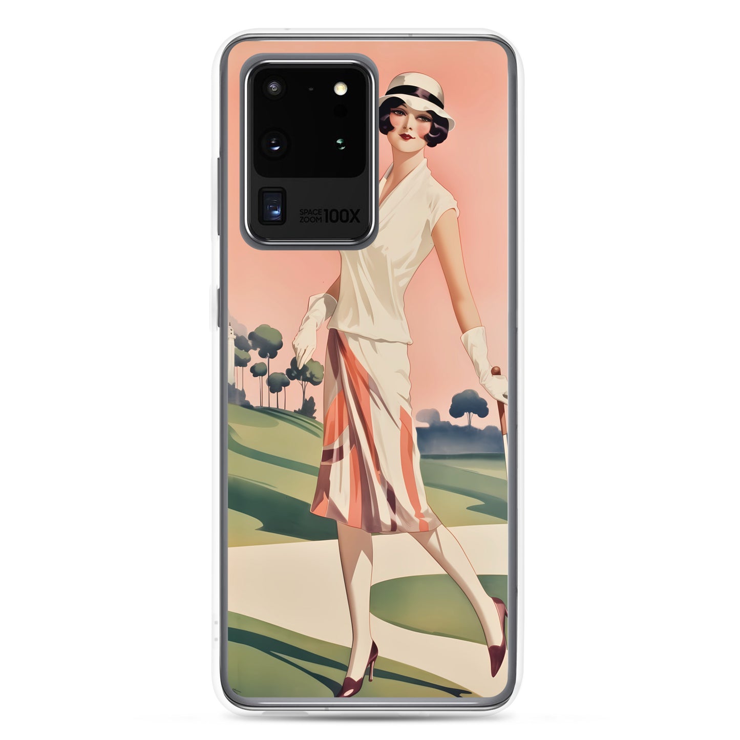 Samsung Case - Vintage Adverts - Golfing Woman