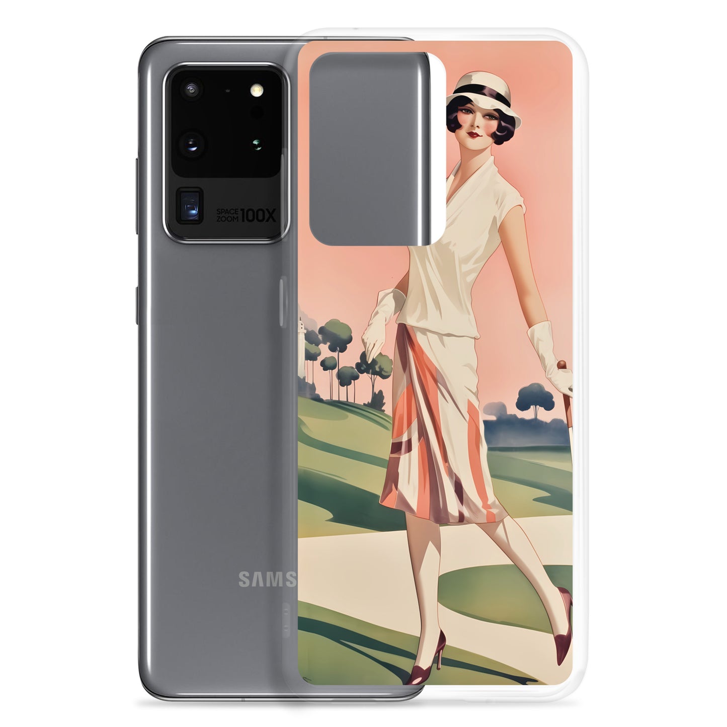 Samsung Case - Vintage Adverts - Golfing Woman