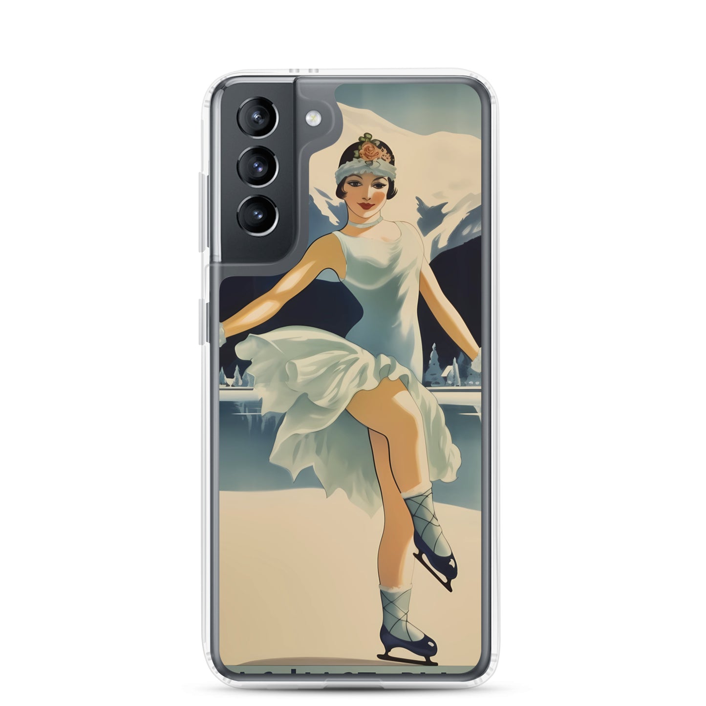 Samsung Case - Vintage Adverts - Lake Placid Skater
