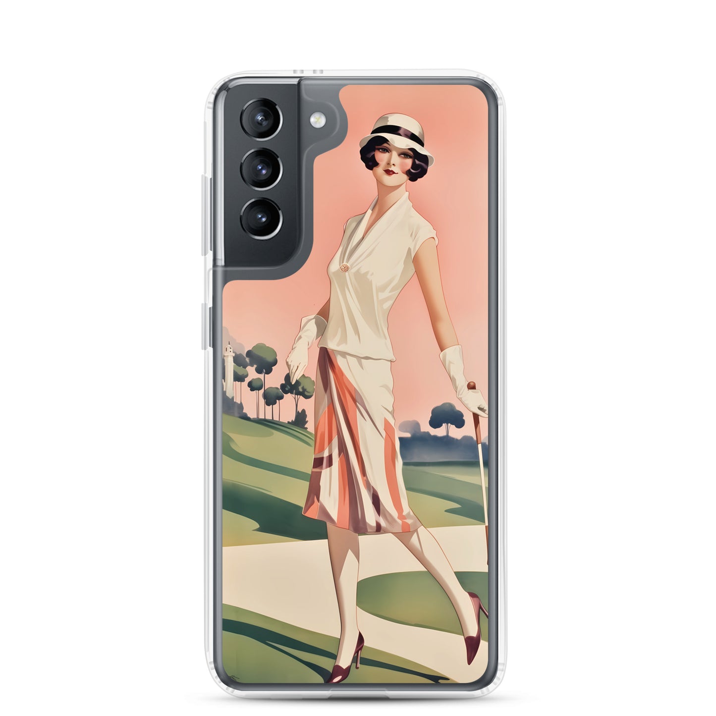 Samsung Case - Vintage Adverts - Golfing Woman