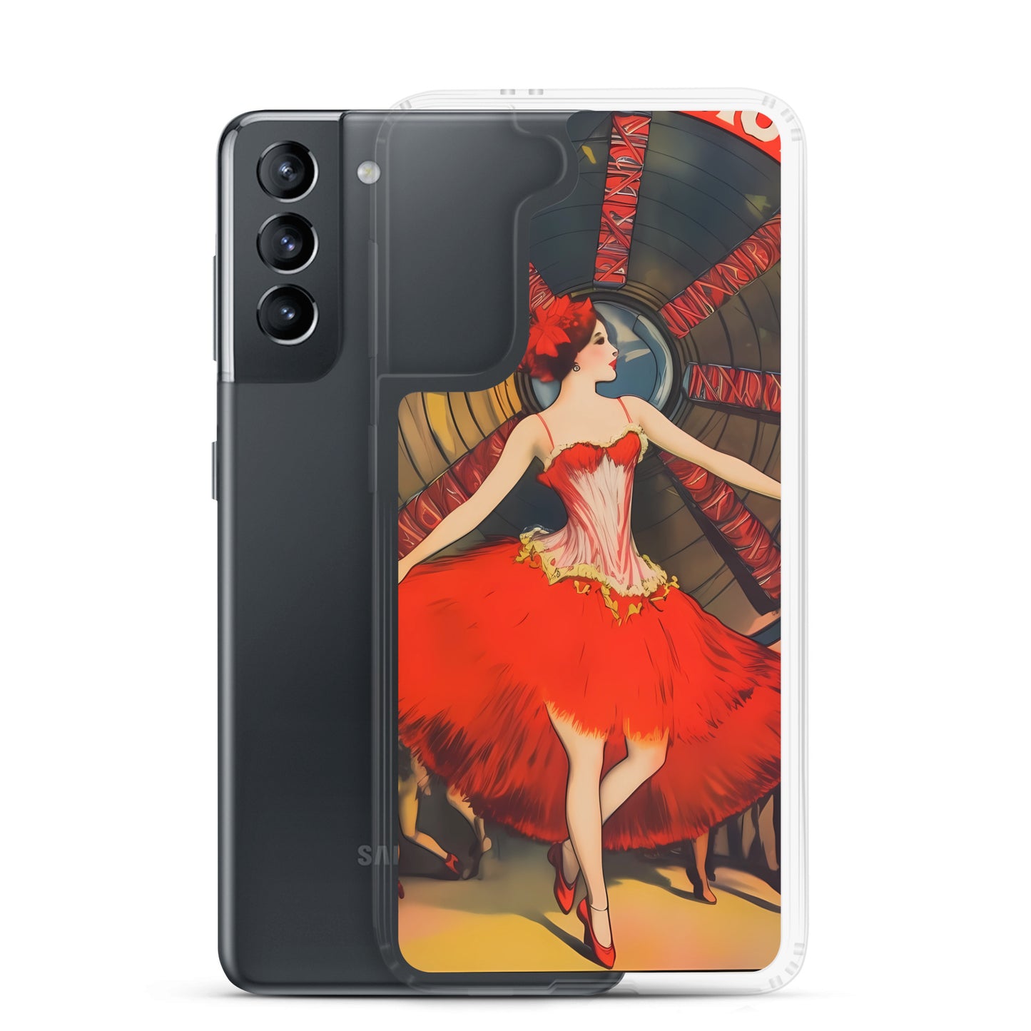 Samsung Case - Vintage Adverts - Moulin Rouge Dancer